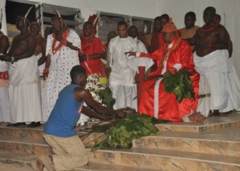 Funeral rites at the Igue festival are prohibited by Oba Palace.