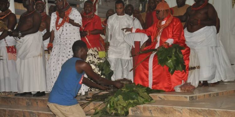 Funeral rites at the Igue festival are prohibited by Oba Palace.