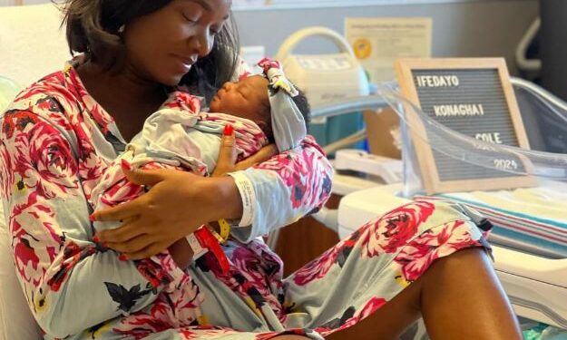 Actress Wofai Fada Announces Birth of Baby Girl