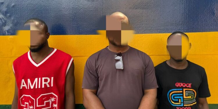 The Lagos State Police Command has arrested three suspects for brutally assaulting a salesgirl in Lagos.