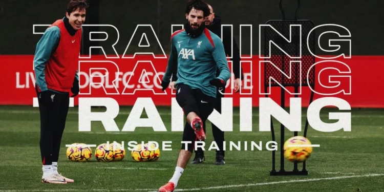 Liverpool FC Prepares for Nottingham Forest Clash with Intensive Training Session