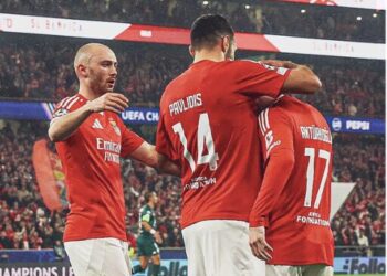 Benfica Edges Monaco to Reach Champions League Last 16