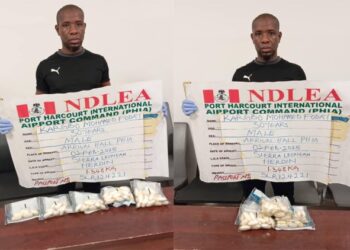 NDLEA Arrests Two Drug Kingpins, Recovers 125 Wraps of Heroin