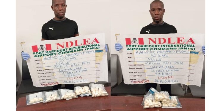 NDLEA Arrests Two Drug Kingpins, Recovers 125 Wraps of Heroin