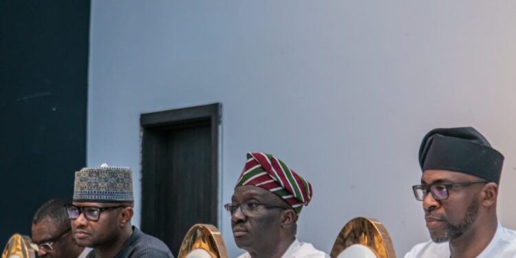 GOV OKPEBHOLO INAUGURATES AAU GOVERNING COUNCIL