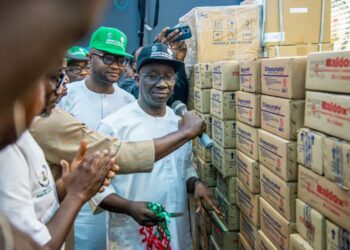 GOV OKPEBHOLO FLAGS OFF FREE MALARIA TESTING TREATMENT IN EDO STATE