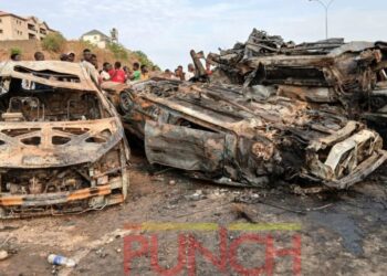 Aftermath of Abuja Tanker Explosion: Scenes of Destruction and Devastation