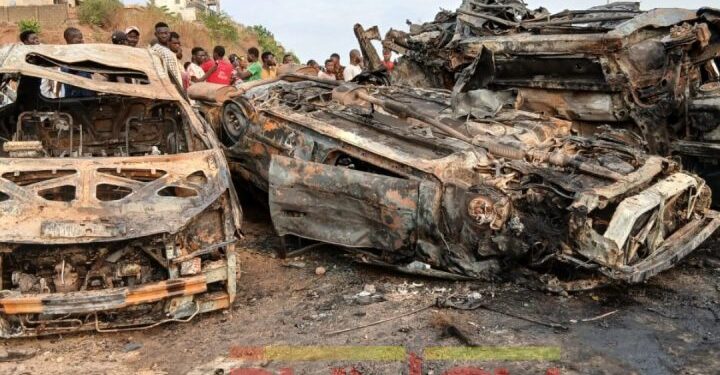 Aftermath of Abuja Tanker Explosion: Scenes of Destruction and Devastation