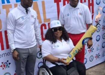 Enabulele Receives Unity Torch for Niger Delta Sports Festival in Benin