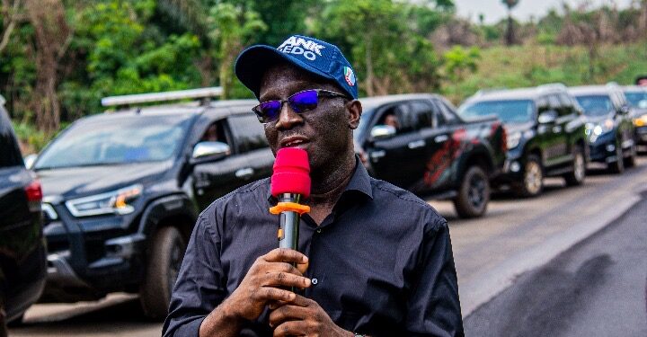 GOV OKPEBHOLO COMPLETES REMEDIAL WORKS ON 55km BENIN-IRUEKPEN FEDERAL ROAD