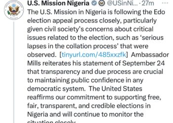 We are closely monitoring the ongoing appeal -United States Government