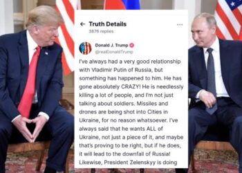 Trump Slams Putin as 'Absolutely Crazy' After Record Russian Aerial Assault on Ukraine