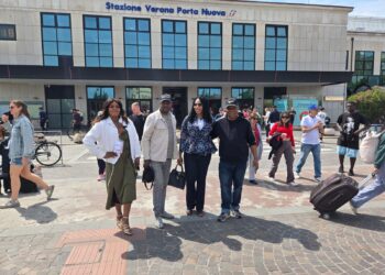 Just In: DG of Edo State Diaspora Agency, Dr. Mrs. Loretta Oduware Ogboro-Okor, Arrives Verona with Delegation for Diaspora Engagement