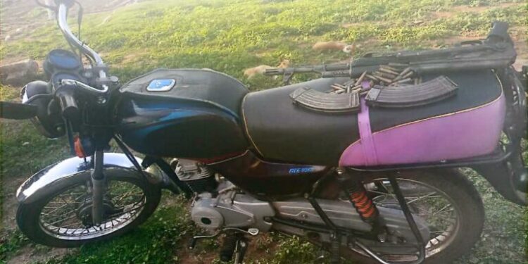 Police Recover Arms, Motorcycle During Stop-and-Search Operation