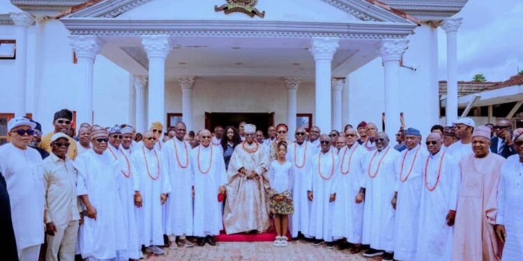 Oba of Benin Urges Governors to Support President Tinubu, Promote Peace and Unity