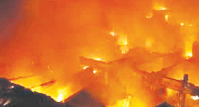 Lamentation as Night Fire Destroys Goods in Rivers Market
