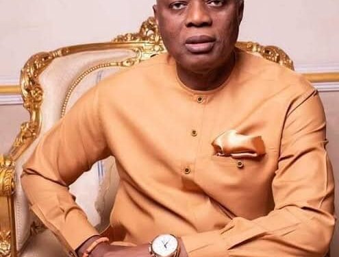 GOVERNOR OKPEBHOLO CELEBRATES DR. PIUS ODUBU ON HIS BIRTHDAY