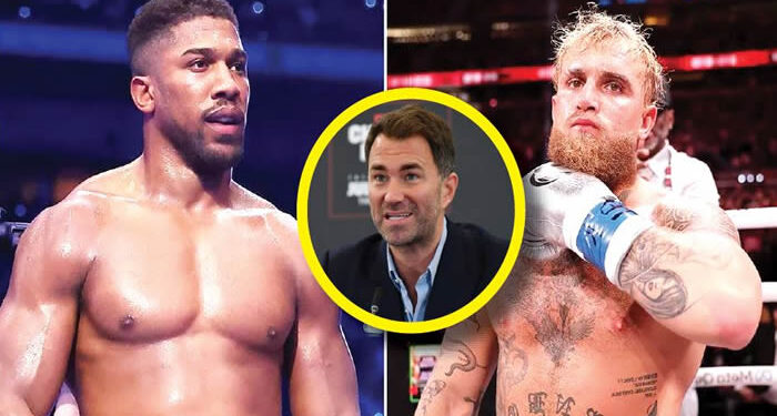 Anthony Joshua and Jake Paul, with backing from Saudi Arabia's General Entertainment