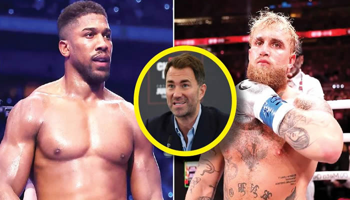 Anthony Joshua and Jake Paul, with backing from Saudi Arabia's General Entertainment