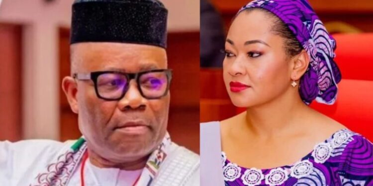 Natasha fire back Akpabio over rain statement challenge