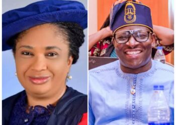 HON. BILLY OSAWARU CONGRATULATES PROF. IDIA IZE-IYAMU  AS SHE IS APPOINTED CHIEF MEDICAL DIRECTOR OF UBTH