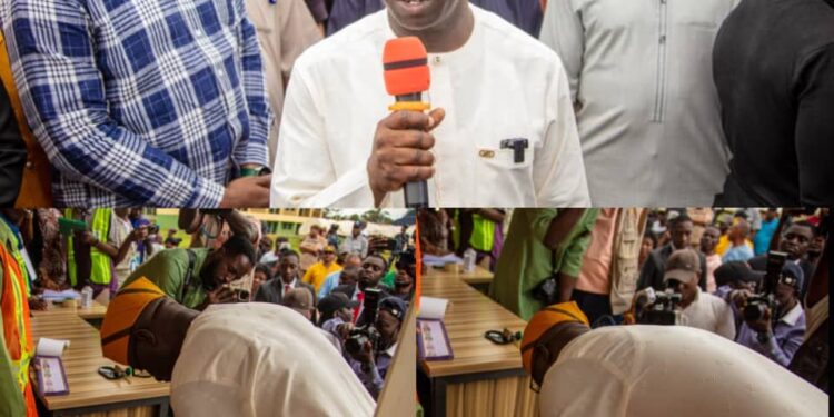 Edo Central By-election: Gov. Okpebholo Votes, Raises Concerns Over BVAS Performance