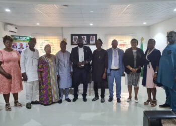 PCRC Visits Egor Council Chairman, Hon. Dr. Kelvin Ighodaro Eguakun, Confers Him as Patron
