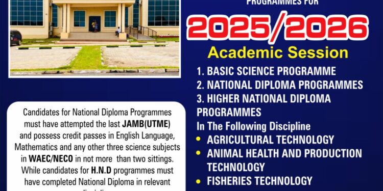 Edo College of Agriculture, Iguoriakhi Opens 2025/2026 Admission