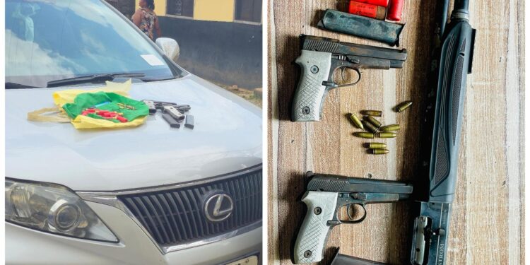 Edo Police Intercept Armed Suspect, Recover Guns and Ammunition on Benin-Lagos Highway