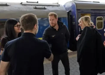 Prince Harry made a surprise visit to Ukraine on Friday