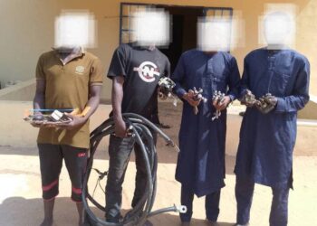 Four Arrested for Vandalizing School Transformer in Kebbi