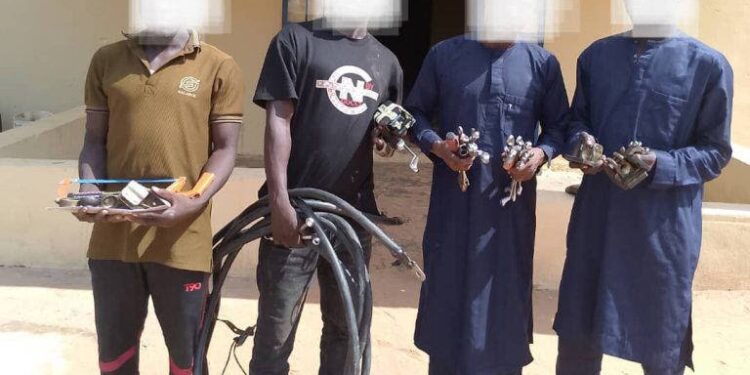Four Arrested for Vandalizing School Transformer in Kebbi
