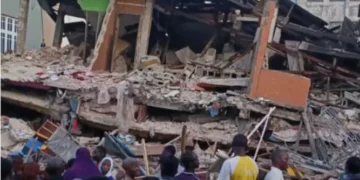 Tragedy Strikes Lagos: 15 Rescued After Two-Storey Building Collapses in Oyingbo