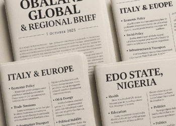 Global, Italy & Nigeria (Edo) News Brief — 7 October 2025