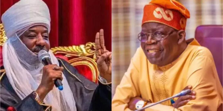 Kano Emir Sanusi Backs 80% of Tinubu’s Reforms, Flags Spending and Food Imports