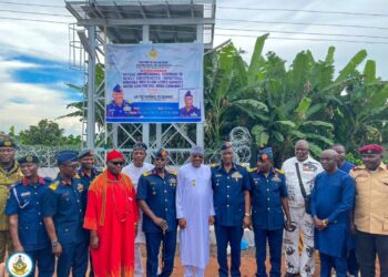 Nigerian Air Force Commissions 35,000-Litre Borehole in Ohe Community