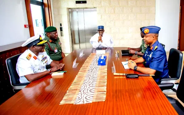 National Security Adviser Meets with Service Chiefs Over Trump's Threat