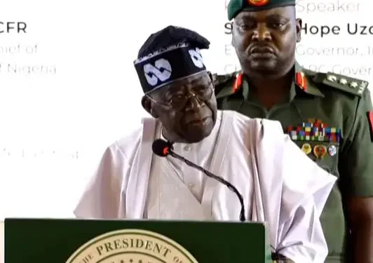 *Tinubu Congratulates Super Eagles on 4-1 Victory Over Gabon, Urges Team to Remain Focused* President Bola Tinubu has congratulated the Super Eagles on their emphatic 4-1 victory over Gabon in the FIFA World Cup qualifying Africa playoff match, urging the team to build on the victory and remain focused. In a statement, President Tinubu described the Super Eagles' performance as a clear expression of the Nigerian character that rises, adapts, and prevails. He noted that the team played with courage, balance, and precision, and reminded the country that football has always been one of Nigeria's most potent symbols of unity and shared pride. The President commended the players, the coaching staff, and the entire technical and administrative crew for their unwavering commitment to the national cause, adding that the dedication has brought the national team victory. He added that the victory reflects the deep pool of talent that Nigeria continues to produce and the determination of the Super Eagles to reclaim their place among the continent's most respected teams. President Tinubu also praised the millions of Nigerians at home and abroad who continue to support the team with passion and loyalty, emphasizing that their energy remains a powerful driving force for the players, especially at critical moments of international competition. In a message to the squad, President Tinubu reiterated the need for the team to build on this victory and remain focused on the remaining qualifiers. He stated that every match presents an opportunity to show discipline and character, and to prove again that Nigeria's ambition is firmly within reach. "This is the true Nigerian spirit of resilience against all odds. Do not stop until you secure a qualification. Super Eagles, keep soaring. The nation stands with you!" President Tinubu said.