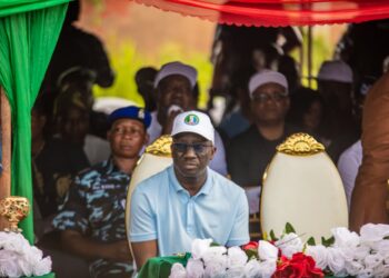 GOV OKPEBHOLO LEADS UNITED EDO APC FRONT, ENDORSES PRESIDENT TINUBU FOR 2027 RE-ELECTION