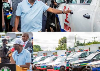 GOV OKPEBHOLO DONATES PATROL VEHICLES TO BOOST SECURITY IN EDO CENTRAL