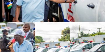 GOV OKPEBHOLO DONATES PATROL VEHICLES TO BOOST SECURITY IN EDO CENTRAL