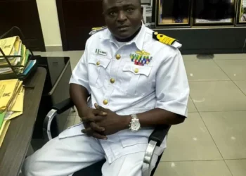 The Lagos State Taskforce has arrested three suspected fake naval officers, including James K. Robert
