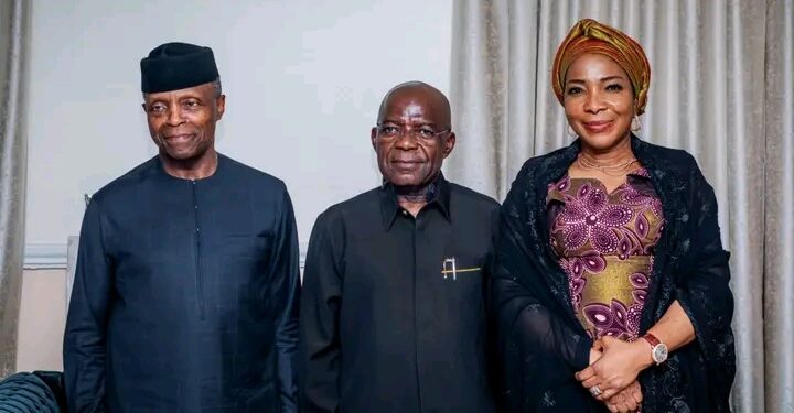 “Osinbajo Lauds Alex Otti’s People‑Centred Leadership, Citing Tangible Progress in Abia State Former Nigerian Vice President Prof.”