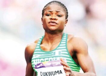 “Record Setting Triumph: Nigerian Sprinters Chukwuma, Onojuvwevwo Shine at LSU Twilight Indoor Meet.”