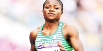 “Record Setting Triumph: Nigerian Sprinters Chukwuma, Onojuvwevwo Shine at LSU Twilight Indoor Meet.”