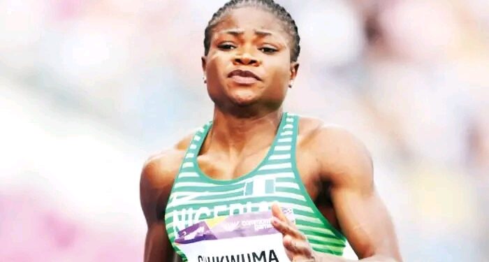 “Record Setting Triumph: Nigerian Sprinters Chukwuma, Onojuvwevwo Shine at LSU Twilight Indoor Meet.”