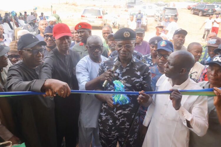 Philanthropist Patrick Agbator Donates, Commissions Emaudo Police Station to Boost Security in Ekpoma