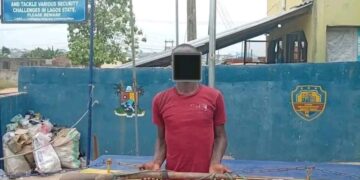 “Lagos Security Agency Arrests Suspected Burglar in Ikorodu, Recovers Locally Made Firearm”