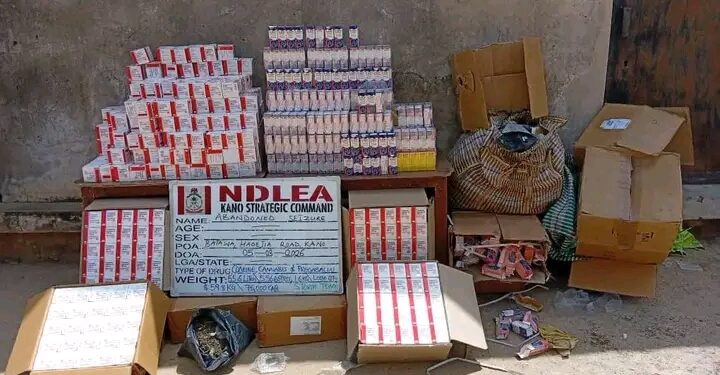“NDLEA Intercepts Massive Drug Shipment in Kano Ahead of Sallah, Seizes 75,000 Pregabalin Capsules and Codeine Bottles”