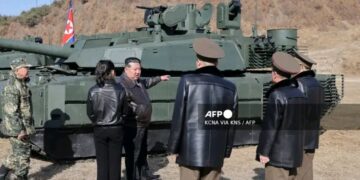 “Kim Jong Un Showcases Next Generation Battle Tank With Daughter at Military Drill, Stirring Succession Debate”